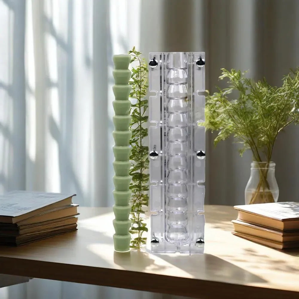 Bubble Pillar Acrylic Candle Mold – Geometry DIY Candle Making Tool ...
